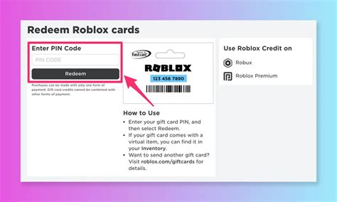 https www roblox com gamecards redeem|How to redeem your Roblox gift card .